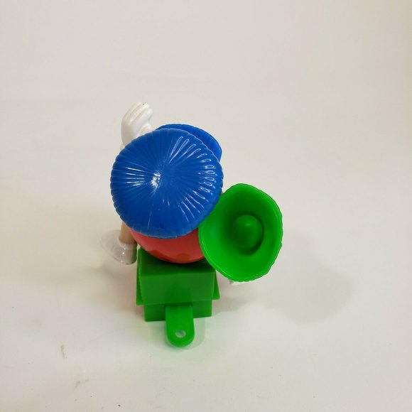 m&m's Red Christmas Train Series 1 Engine With Tree Topper 3 1/2 Inches Tall - Picture 2 of 5